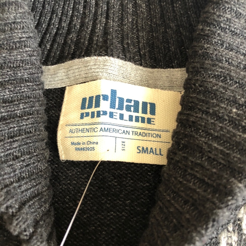 🎉HP!!🎉 Urban Pipeline black cardigan men’s sz S - Picture 3 of 6